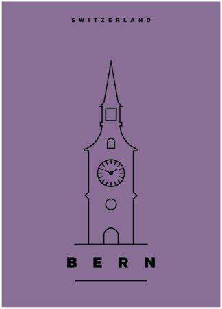 Bern illustration poster