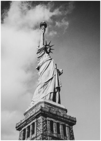 statue of liberty vertical poster