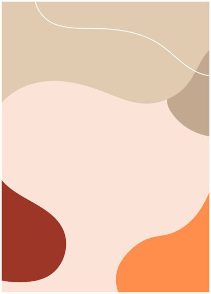 Abstract shape #40 poster