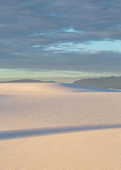 Early morning at White Sands National Monument poster