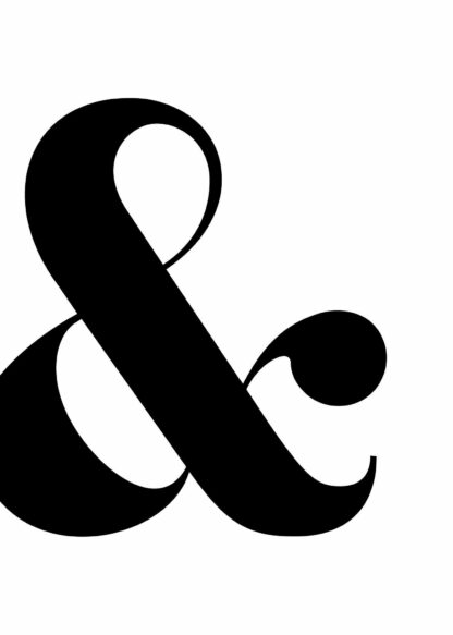 Ampersand poster