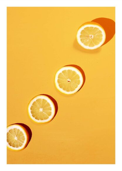 Lemon slices poster