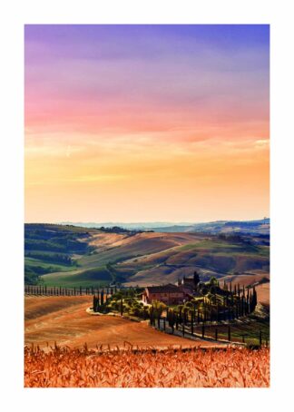 Tuscany photography poster