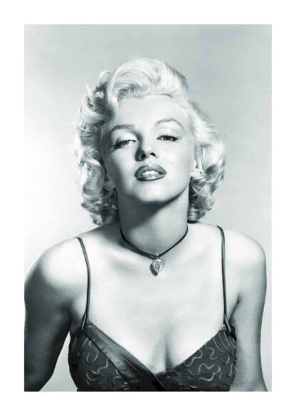 Marilyn monroe diamond necklace poster