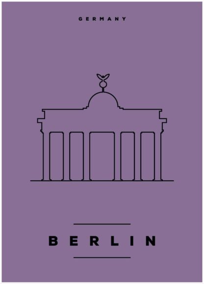 Berlin illustration poster